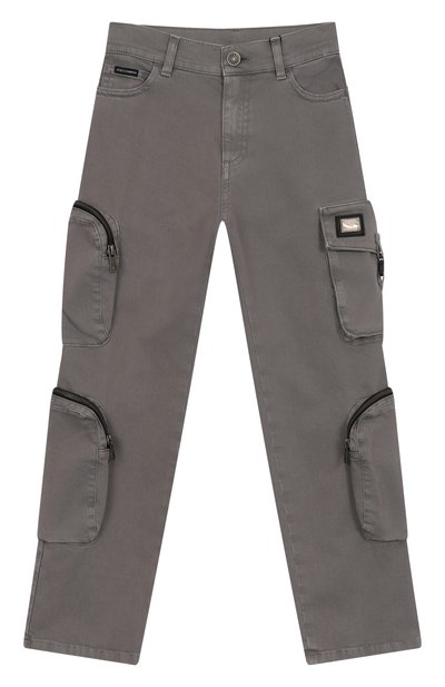 Хлопковые брюки DOLCE & GABBANA, арт. L42F68/LY076/8-12+