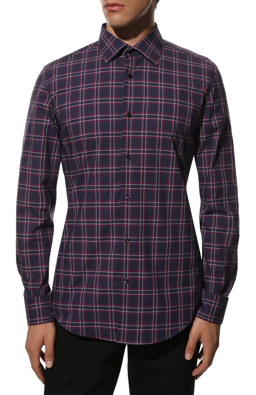 Хлопковая рубашка BOSS, арт. 50473271, фото 3