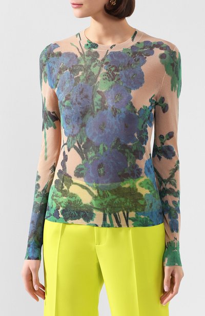 Хлопковый пуловер DRIES VAN NOTEN, арт. 201-11200-9710, фото 3