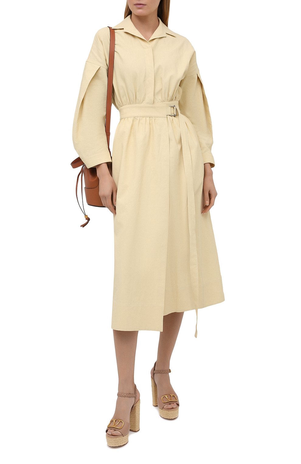 Кожаные босоножки vlogo signature VALENTINO, арт. VW2S0AX6/DWX, фото 2