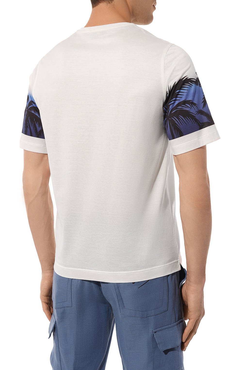 Хлопковая футболка ZILLI, арт. TSR02AM0110VZLF01, фото 4