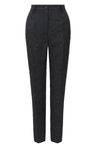 Женские брюки из хлопка и шелка DOLCE & GABBANA, арт. FTAM2T/HJMRF