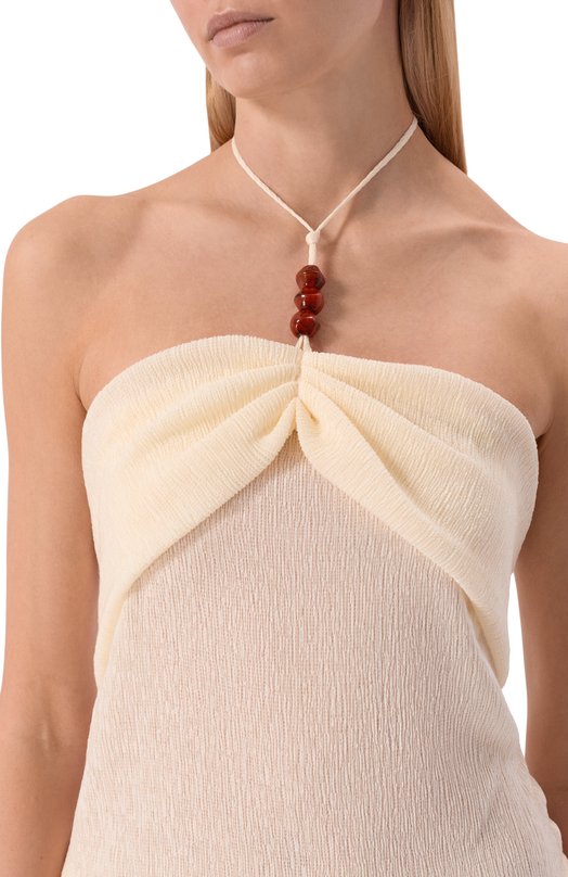 Топ Magda Butrym 308426 Кремовый  308426 Фото 5