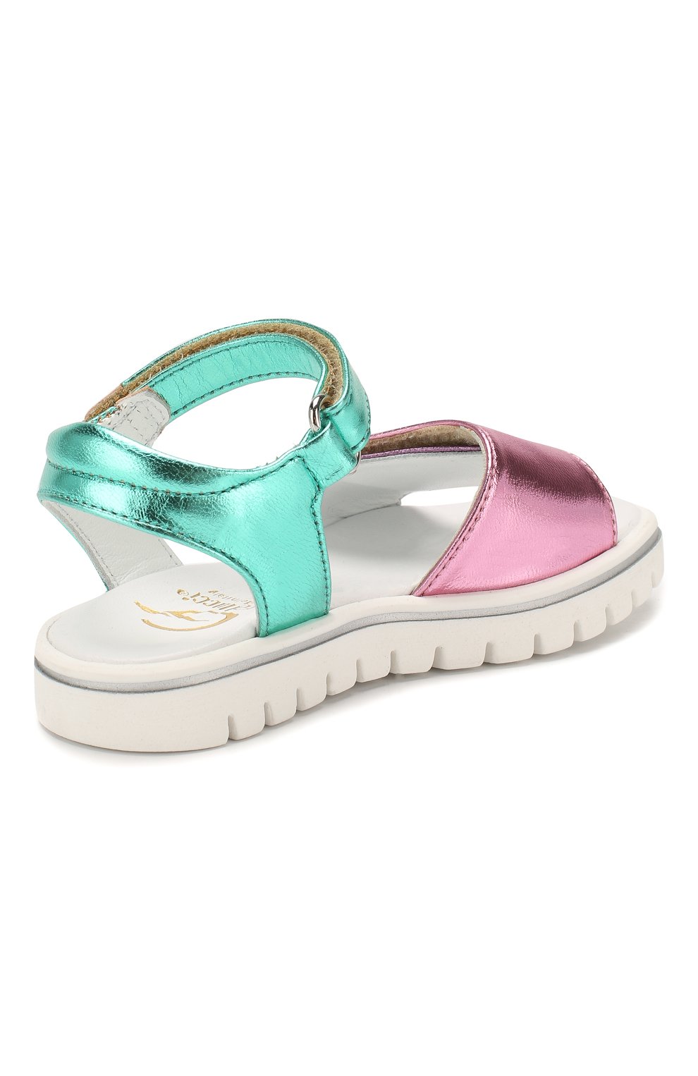 К ожаные босоножки GALLUCCI, арт. J004390M/SA P C G0M LAM/LAM/LAM, фото 3