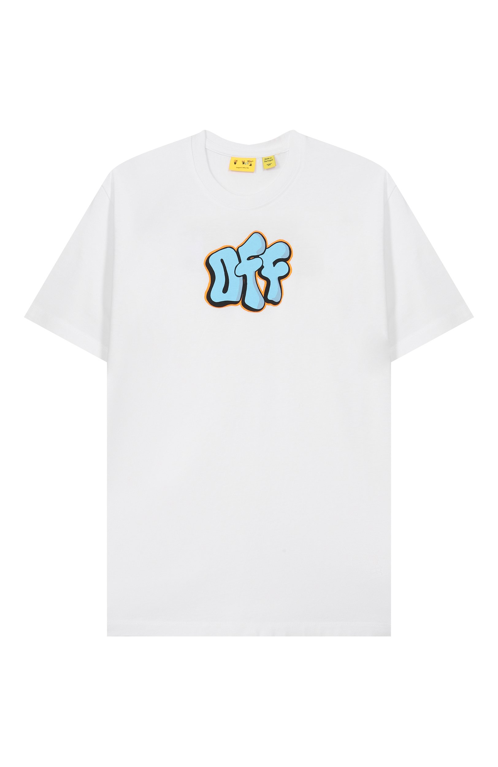 Хлопковая футболка OFF-WHITE, арт. 0BAA019F26JER0051, фото 1