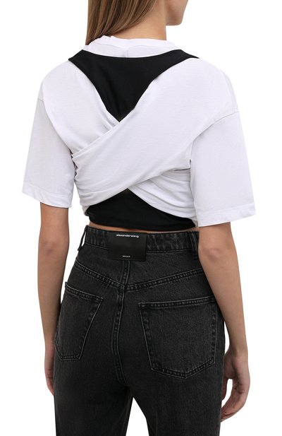 Хлопковая футболка ALEXANDERWANG.T, арт. 4CC3211208, фото 4