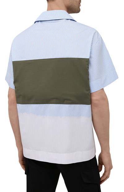 Хлопковая рубашка PALM ANGELS, арт. PMGA092S21FAB0025610, фото 4