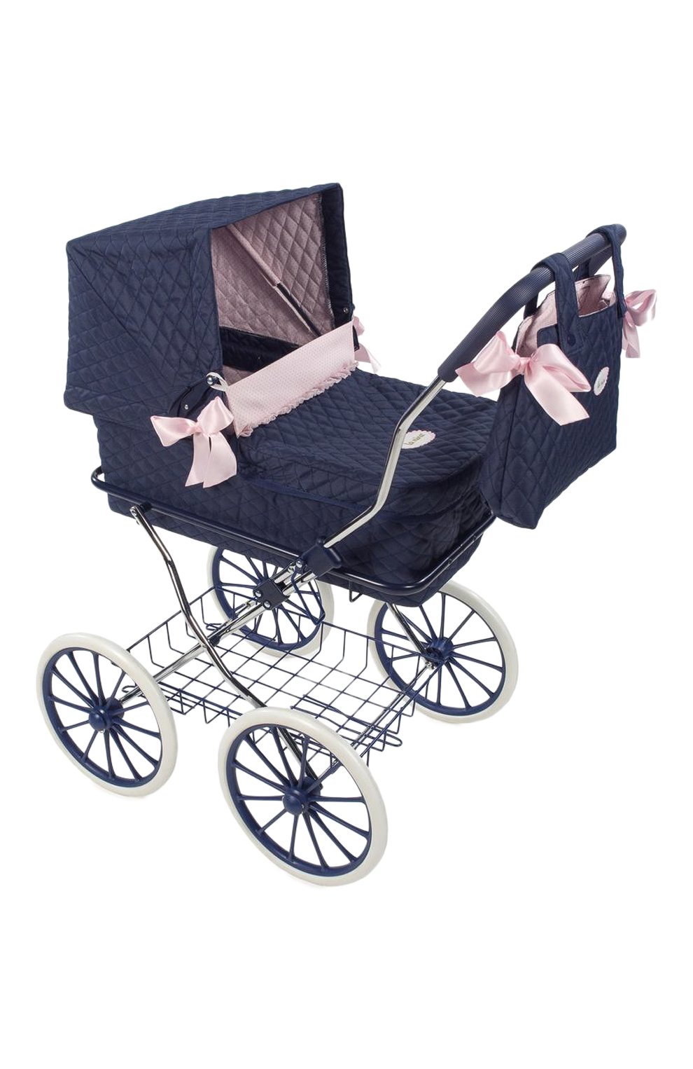 Коляска для кукол LA NINA синего цвета по цене 61580 руб., арт. 65046, фото 1 Коляска для кукол LA NINA, арт. 65046, фото 1