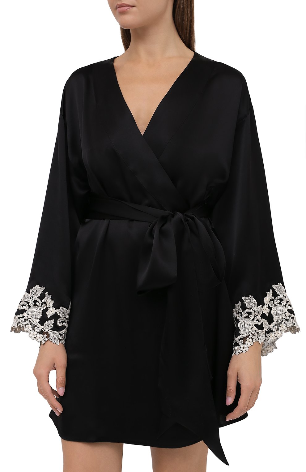 Шелковый халат LA PERLA, арт. 0019230/0202, фото 3