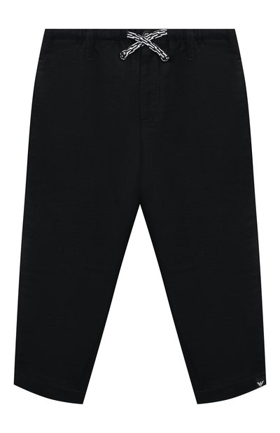 Брюки из льна и в искозы EMPORIO ARMANI, арт. 3K4P07/1NWZZ, фото 1