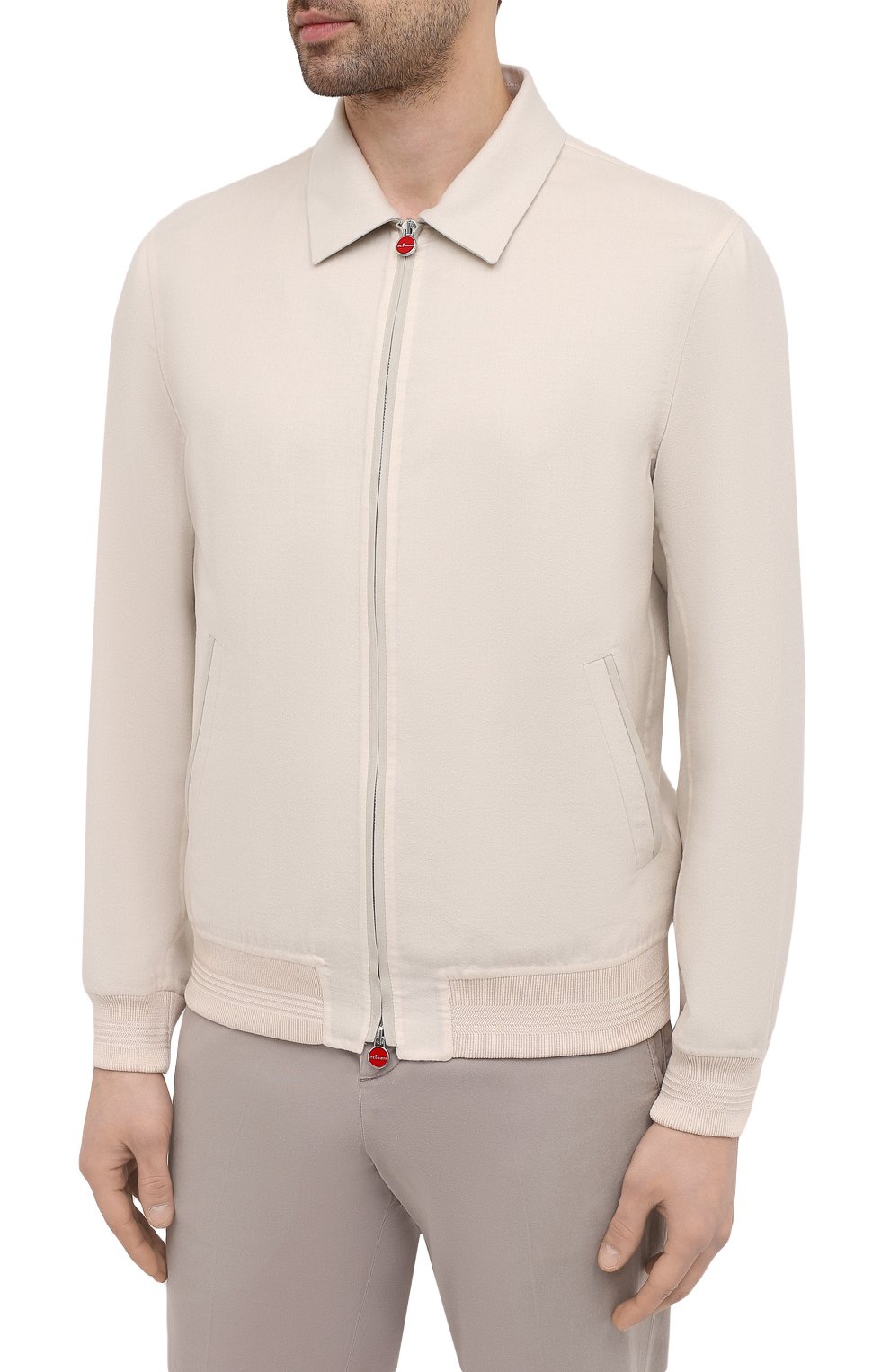 Бомбер из кашемира и шелка KITON, арт. UW0889V07T78, фото 3