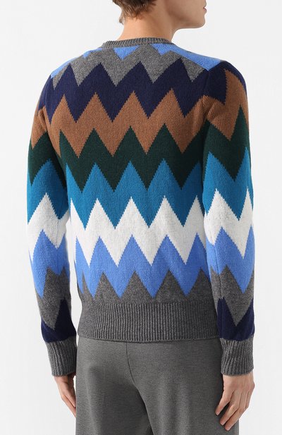 Шерстяной свитер с принтом MONCLER, арт. D2-091-90302-00-969A4, фото 4