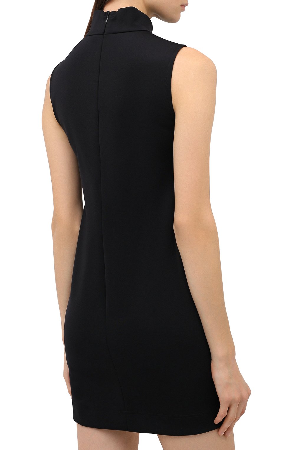 Платье VERSACE JEANS COUTURE черного цвета по цене 25350 руб., арт. D2HZA403-ZDP903 L0G0/13985, фото 4 Платье VERSACE JEANS COUTURE, арт. D2HZA403-ZDP903 L0G0/13985, фото 4