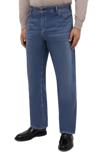 Джинсы BRIONI синего цвета по цене 98950 руб., арт. SPPC0L/01D08/CHAM0NIX/CCR0, фото 3 Джинсы BRIONI, арт. SPPC0L/01D08/CHAM0NIX/CCR0, фото 3