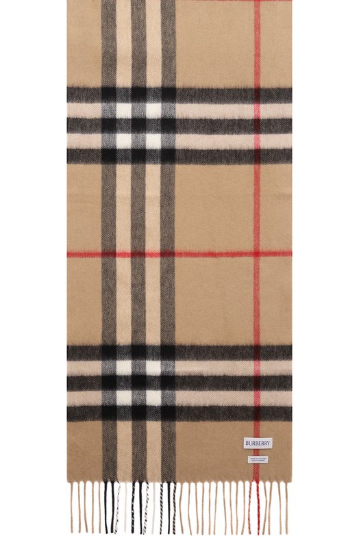 Кашемировый шарф Burberry 8076576 Бежевый  8076576 Фото 4