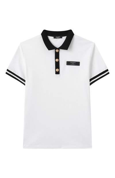 Хлопковое поло BALMAIN, арт. BW8R41