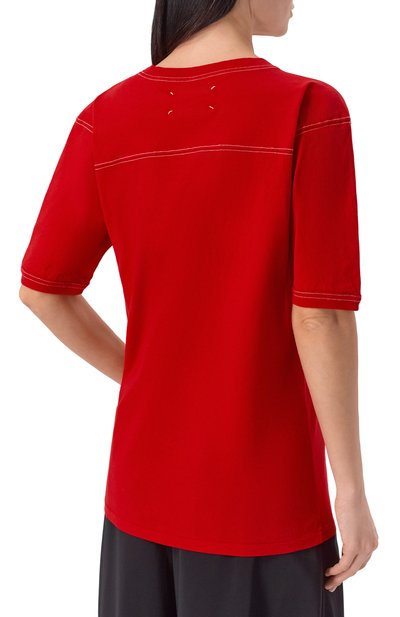 Хлопковая футболка MAISON MARGIELA, арт. S51GC0540/S24575, фото 4