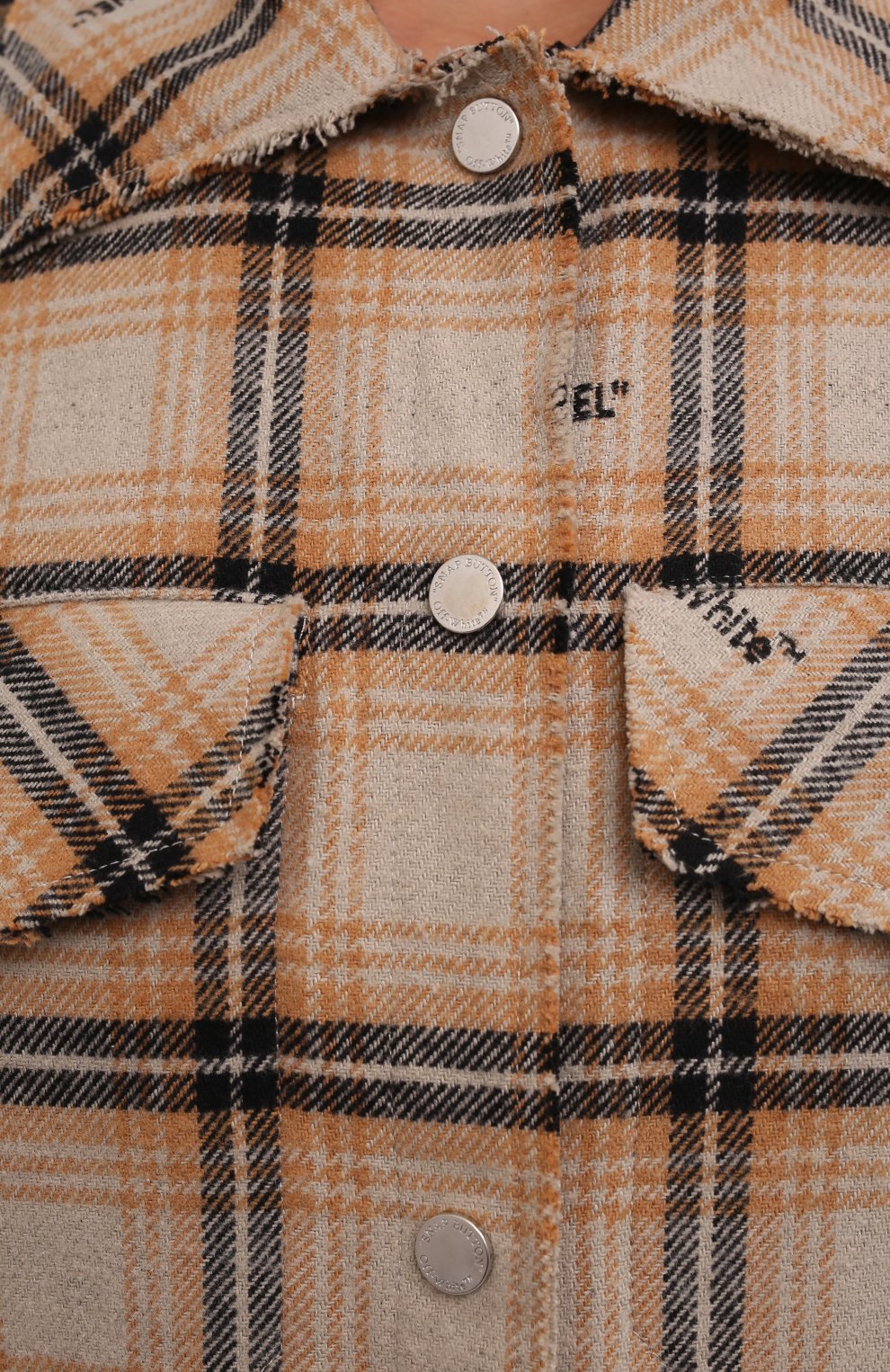 Хлопковая рубашка OFF-WHITE, арт. 0WEA261F21FAB004, фото 5