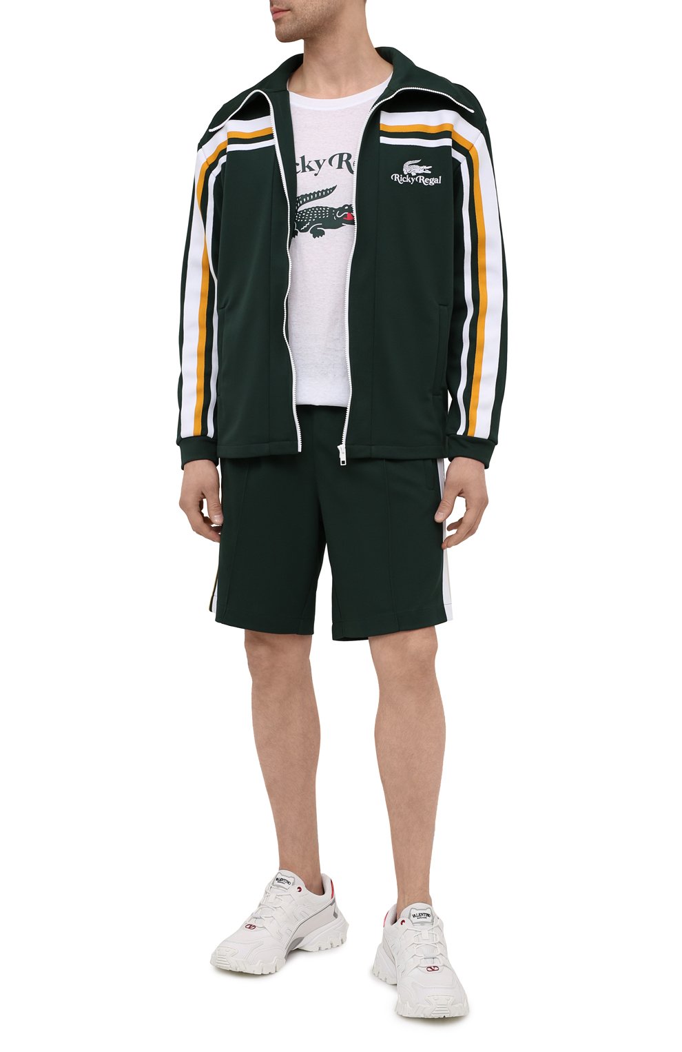 Хлопковая футболка lacoste x ricky regal LACOSTE, арт. TH1745, фото 2