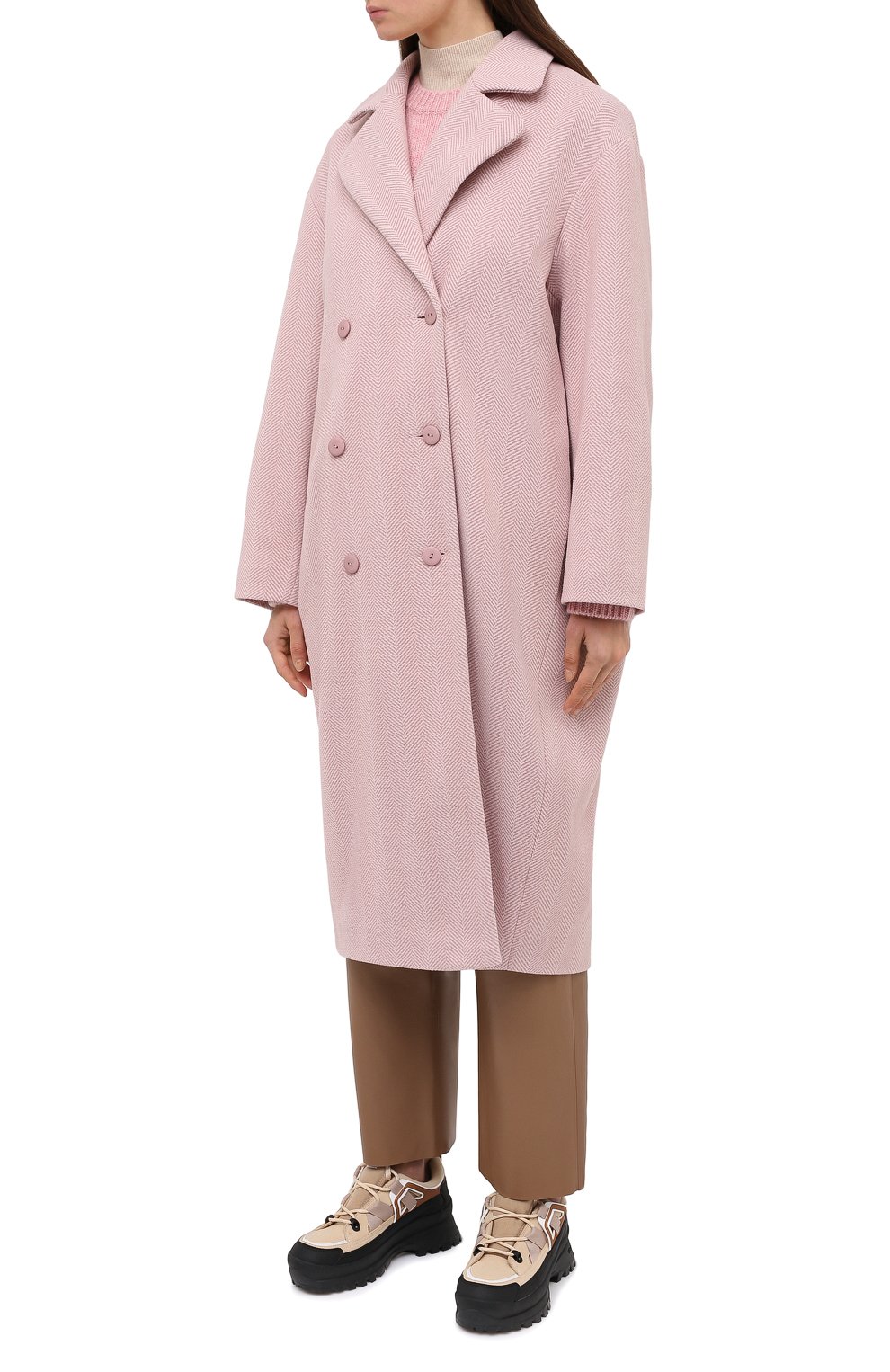 Шерстяное пальто PEFORGIRLS, арт. PE.100.2022.09.00104.610, фото 3