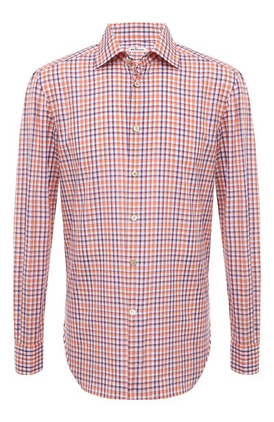 Мужская хлопковая рубашка KITON, арт. UCIH08879