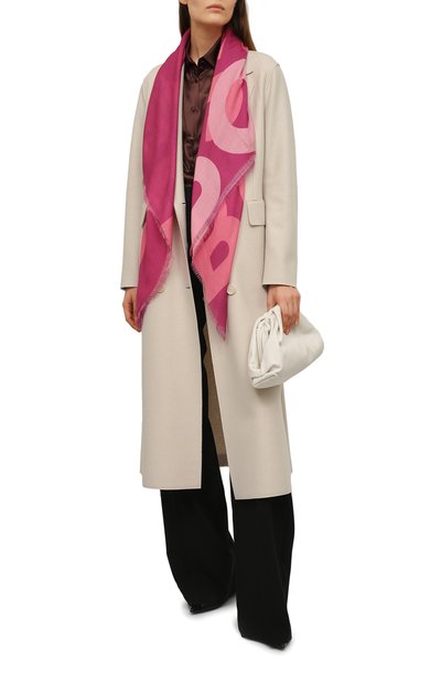 Платок из вискозы и шерсти BOSS, арт. 50469198, фото 3