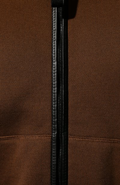 Кардиган из хлопка и кашемира TOM FORD коричневого цвета по цене 268500 руб., арт. BYF22/TFKG54, фото 5 Кардиган из хлопка и кашемира TOM FORD, арт. BYF22/TFKG54, фото 5