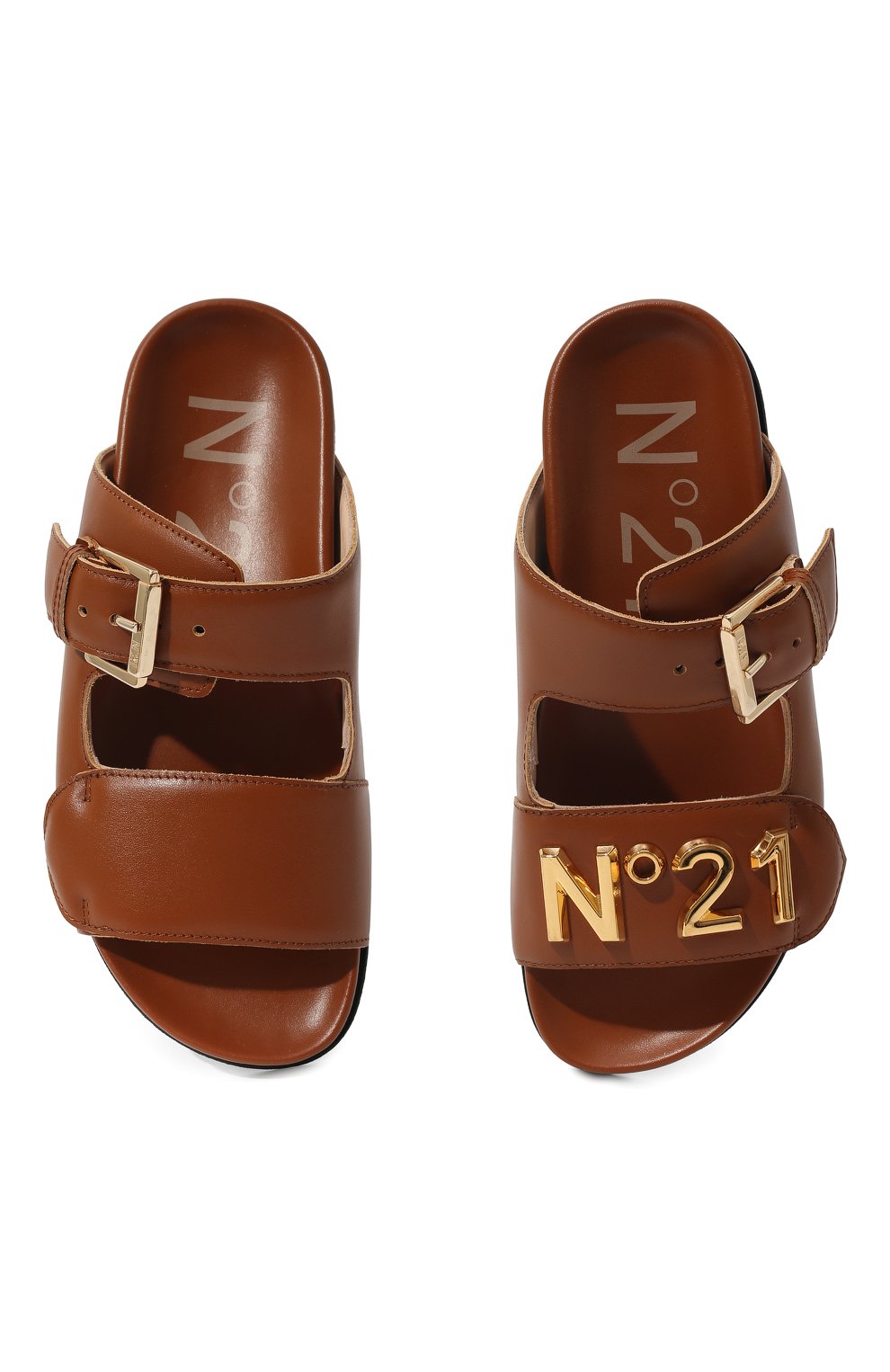Кожаные шлепанцы N21, арт. 22ESP03060306/FUSSBETT, фото 6