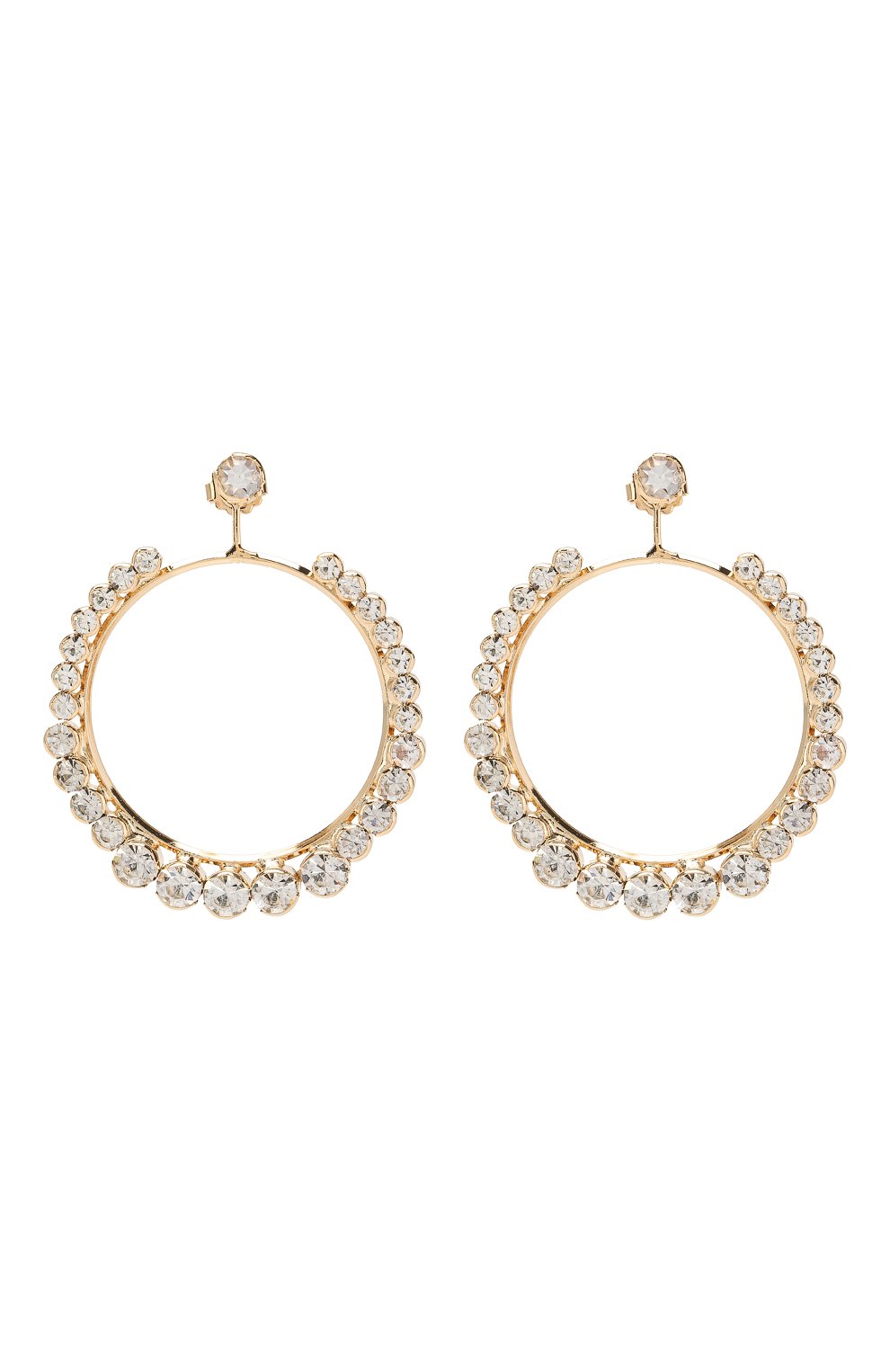 Серьги со съемной подвеской ANTON HEUNIS белого цвета по цене 5230 руб., арт. MNM.DDD, фото 1 Серьги со съемной подвеской ANTON HEUNIS, арт. MNM.DDD, фото 1