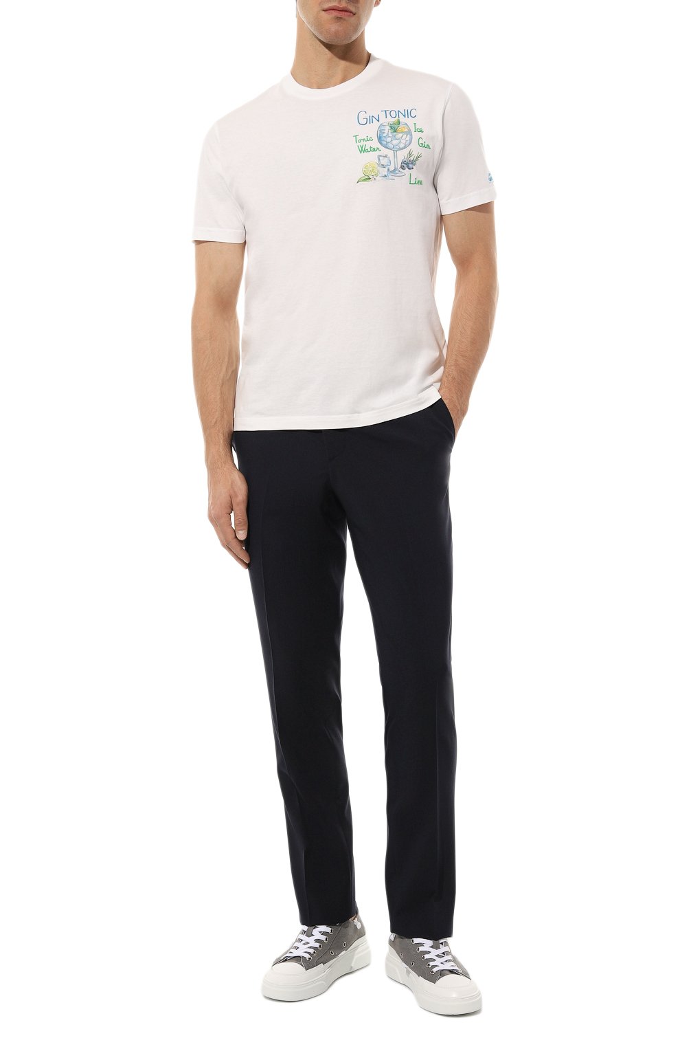 Хлопковая футболка MC2 SAINT BARTH, арт. STBM/TSHIRT MAN/00421D, фото 2