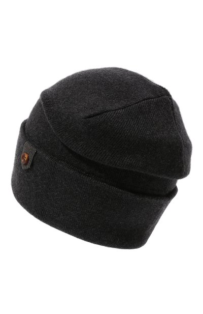 Кашемировая шапка BRUNELLO CUCINELLI темно-серого цвета по цене 75100 руб., арт. M12135689P, фото 3 Кашемировая шапка BRUNELLO CUCINELLI, арт. M12135689P, фото 3