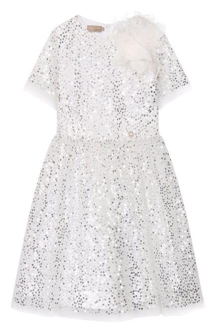 Платье с отделкой пайетками ELIE SAAB JUNIOR, арт. EFAB096 LU/TS1049