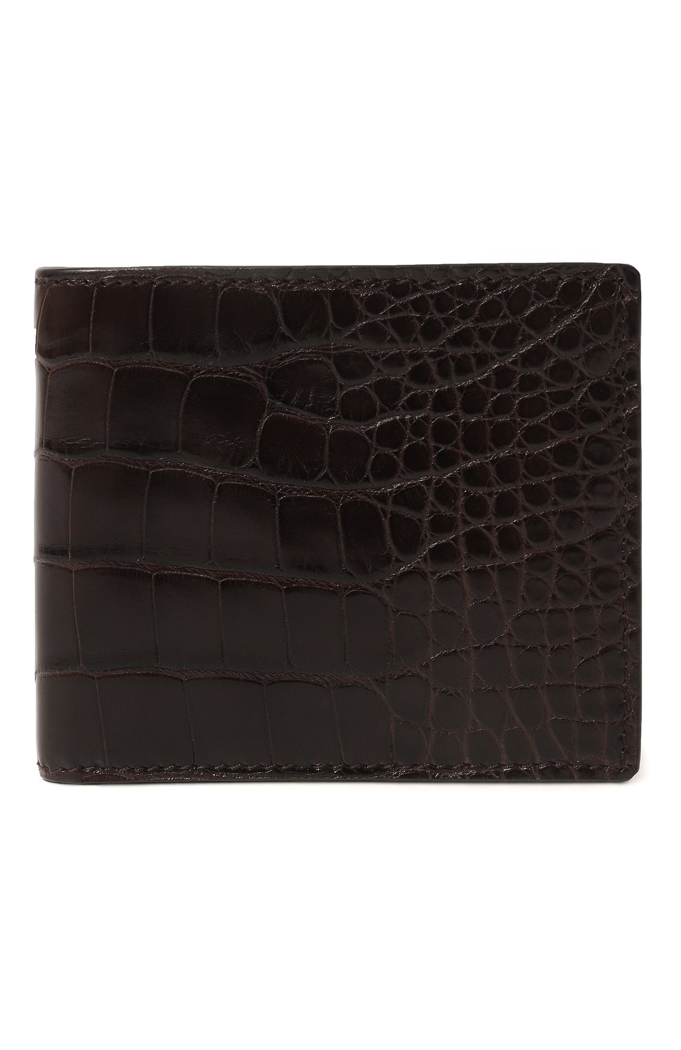 Портмоне из кожи крокодила GUCCI темно-коричневого цвета по цене 316800 руб., арт. 365482 E5V1R, фото 1 Портмоне из кожи крокодила GUCCI, арт. 365482 E5V1R, фото 1