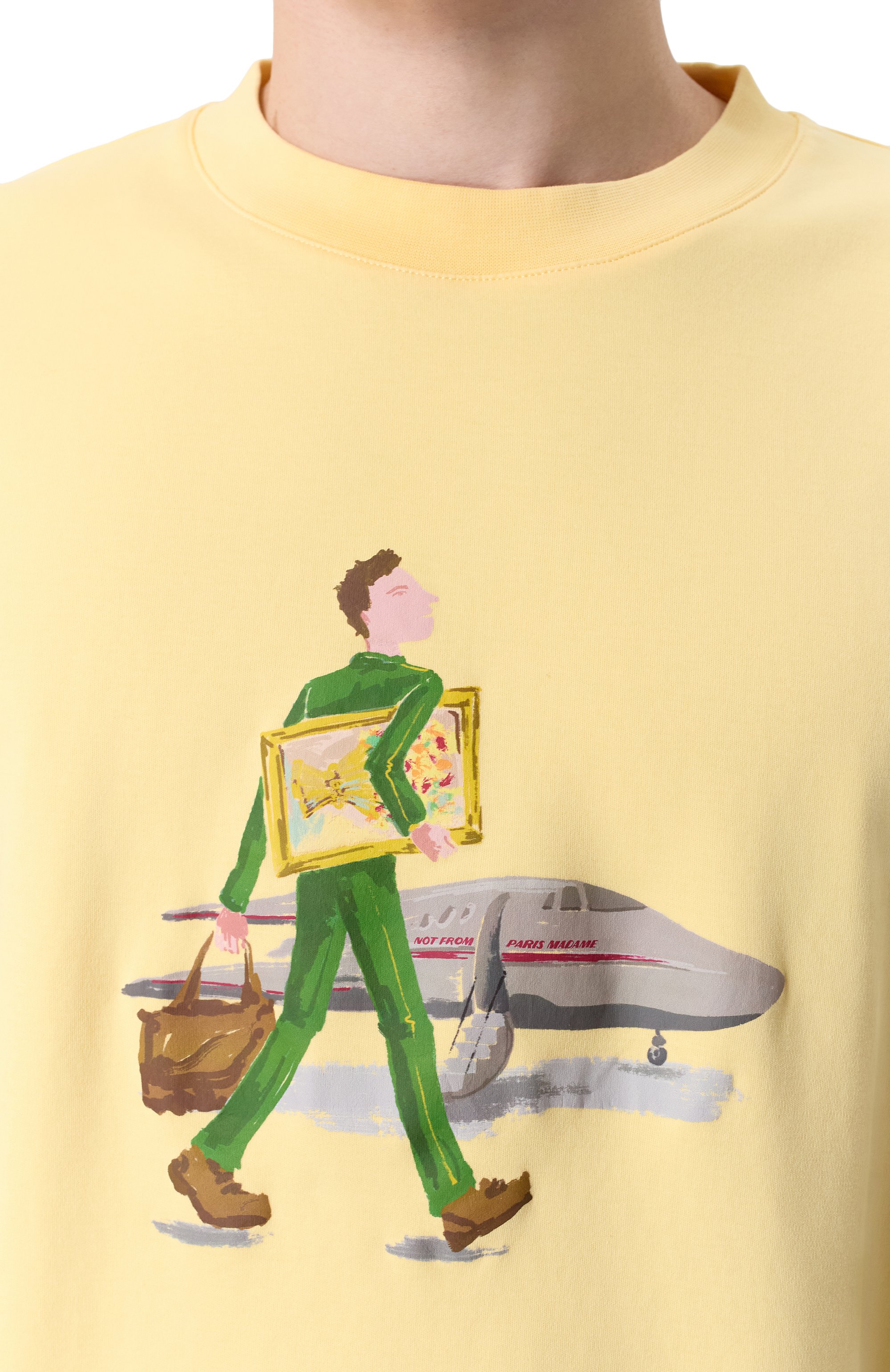 Хлопковая футболка DROLE DE MONSIEUR, арт. J-TS290-C0002-LYL, фото 5