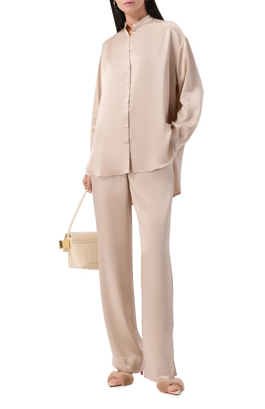 Атласный костюм Noble&Brulee NB170925/11/118 Бежевый NB170925/11/118