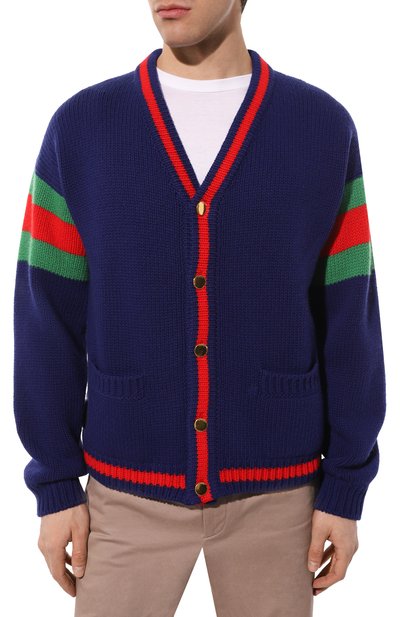 Шерстяной кардиган GUCCI, арт. 676389 XKB42, фото 3