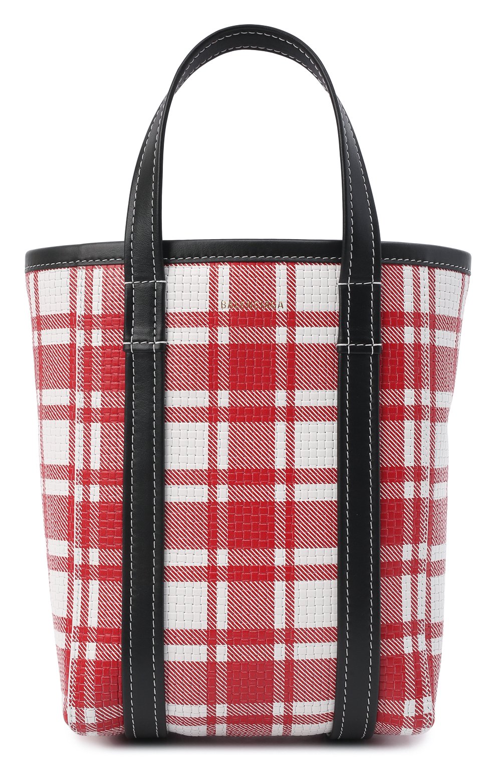 Сумка-шопер barbes BALENCIAGA красного цвета по цене 134000 руб., арт. 672983/2100P, фото 1 Сумка-шопер barbes BALENCIAGA, арт. 672983/2100P, фото 1