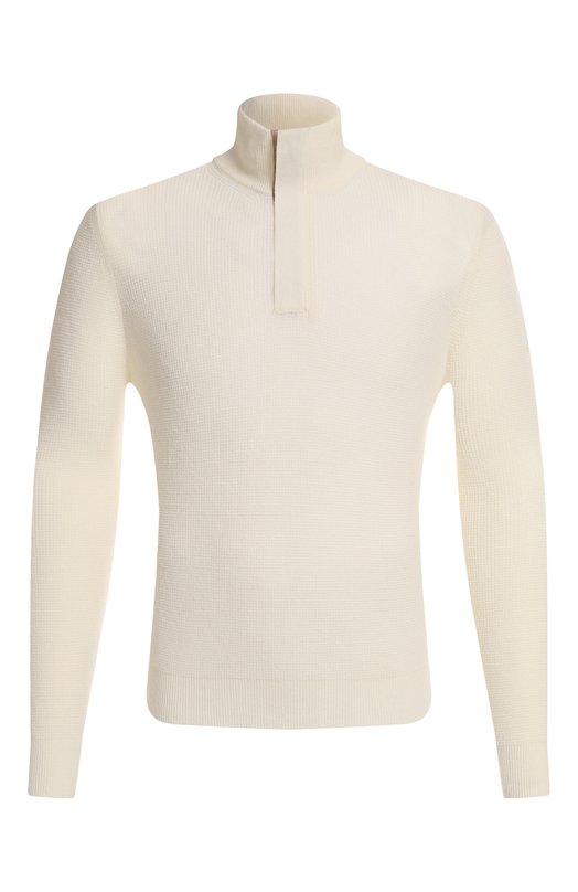 Джемпер из шерсти и кашемира Canali C1140/MK02361 Белый C1140/MK02361