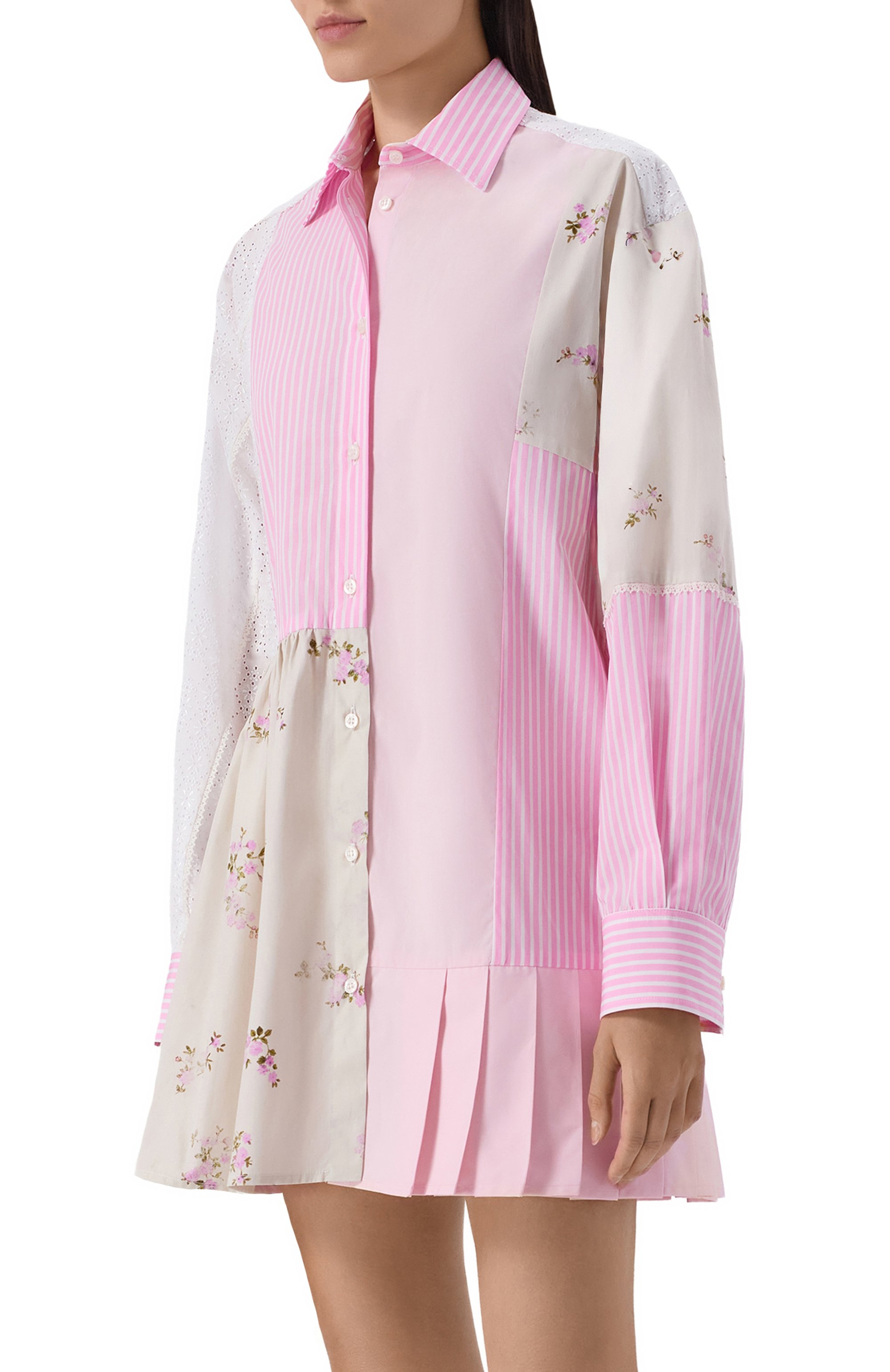 Хлопковое платье MSGM, арт. 4041MDA30Y/267157, фото 3