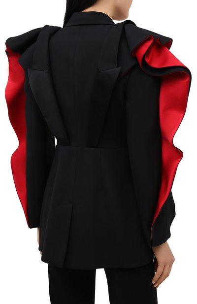 Жакет из шерсти и шелка ALEXANDER MCQUEEN, арт. 639490/QJAAA, фото 4