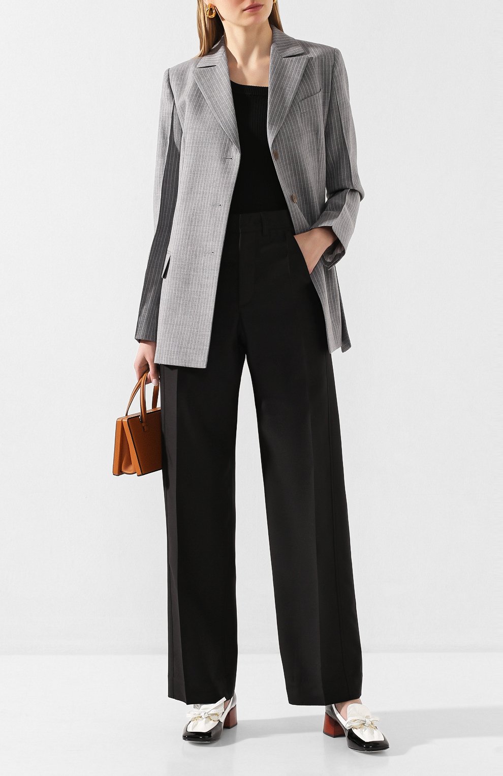 Брюки из смеси шерсти и шелка LANVIN, арт. RW-TR524U-4496-E20, фото 2