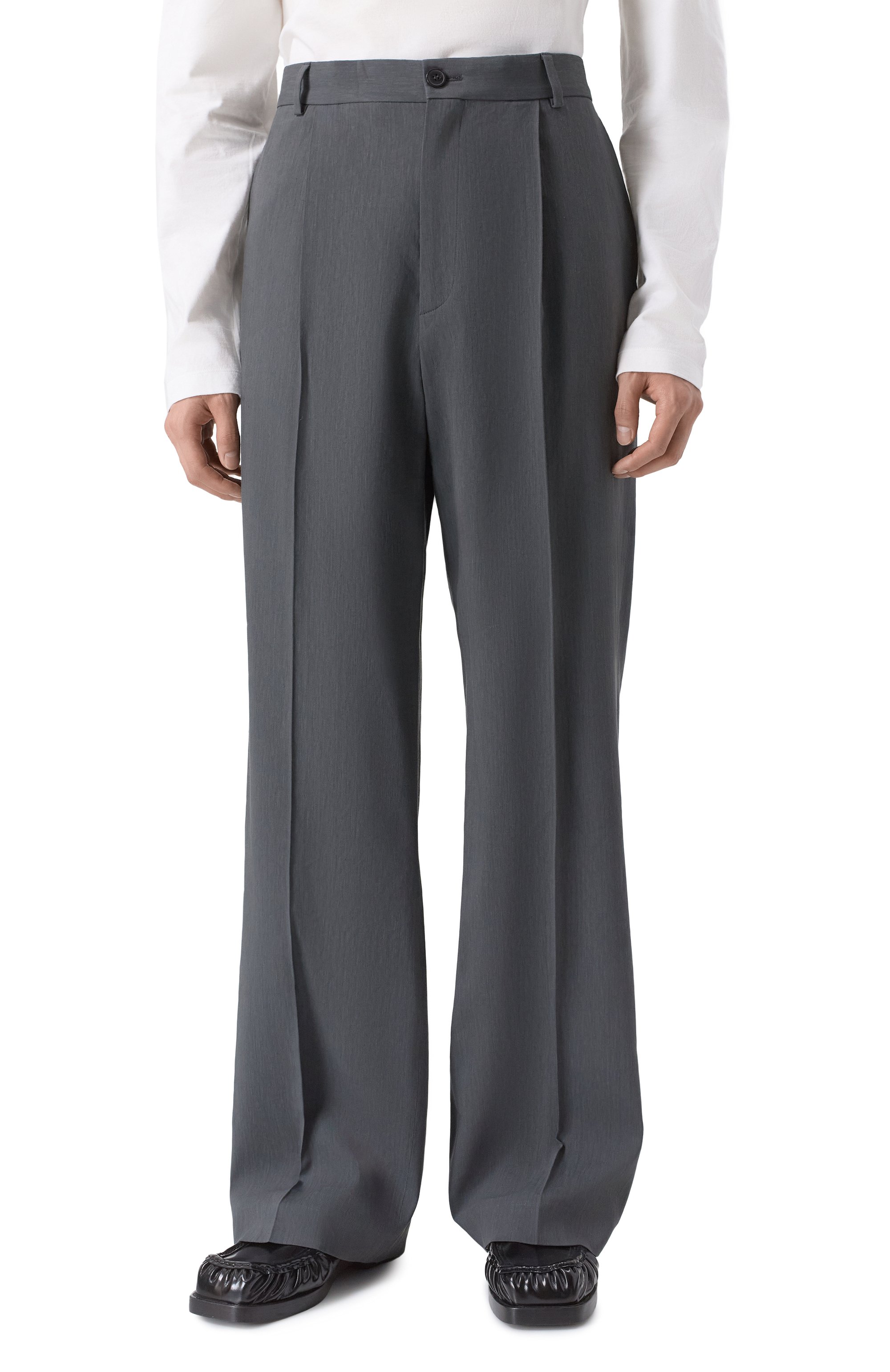 Брюки изо льна и вискозы DRIES VAN NOTEN, арт. 020900/3237, фото 3