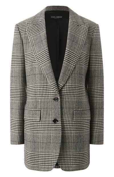 Женский жакет из шерсти и кашемира DOLCE & GABBANA, арт. F290XT/FQ2MV