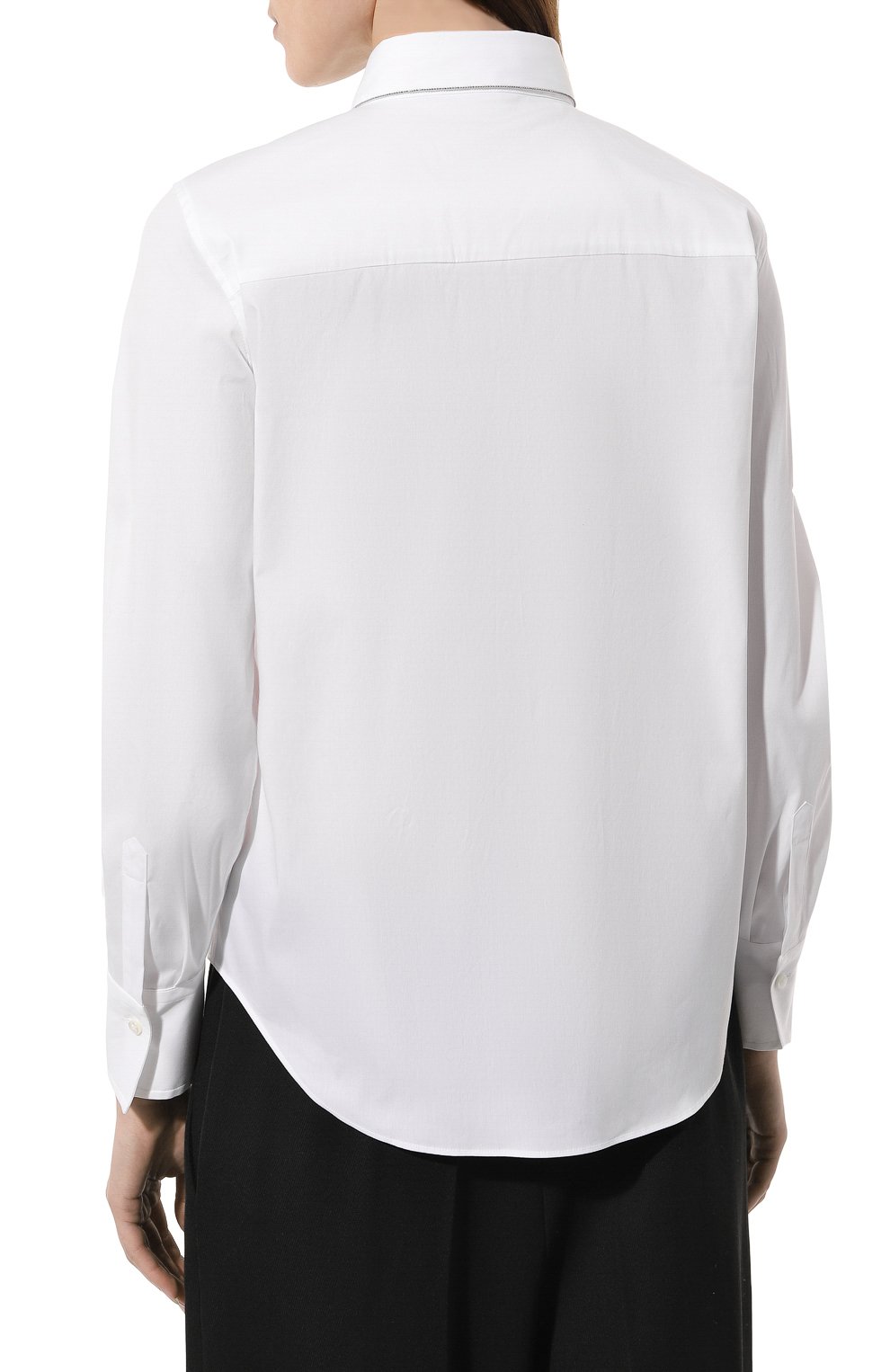 Хлопковая рубашка BRUNELLO CUCINELLI, арт. M0091B1367, фото 4