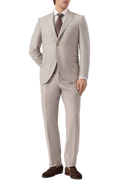 Замшевые лоферы brando SANTONI, арт. MCBG19176BJ1GEIP, фото 2