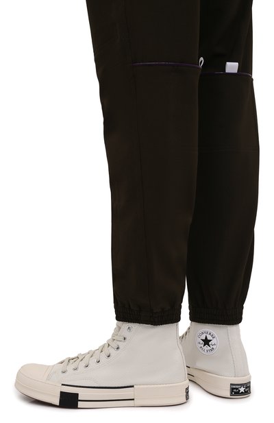 Текстильные кеды converse x rick owens drkshdw drkstar CONVERSE, арт. 172346, фото 3