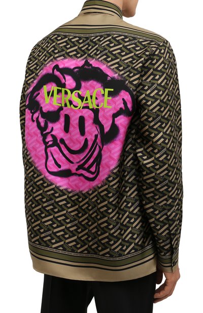 Шелковая рубашка VERSACE, арт. A84050/1A01613, фото 4