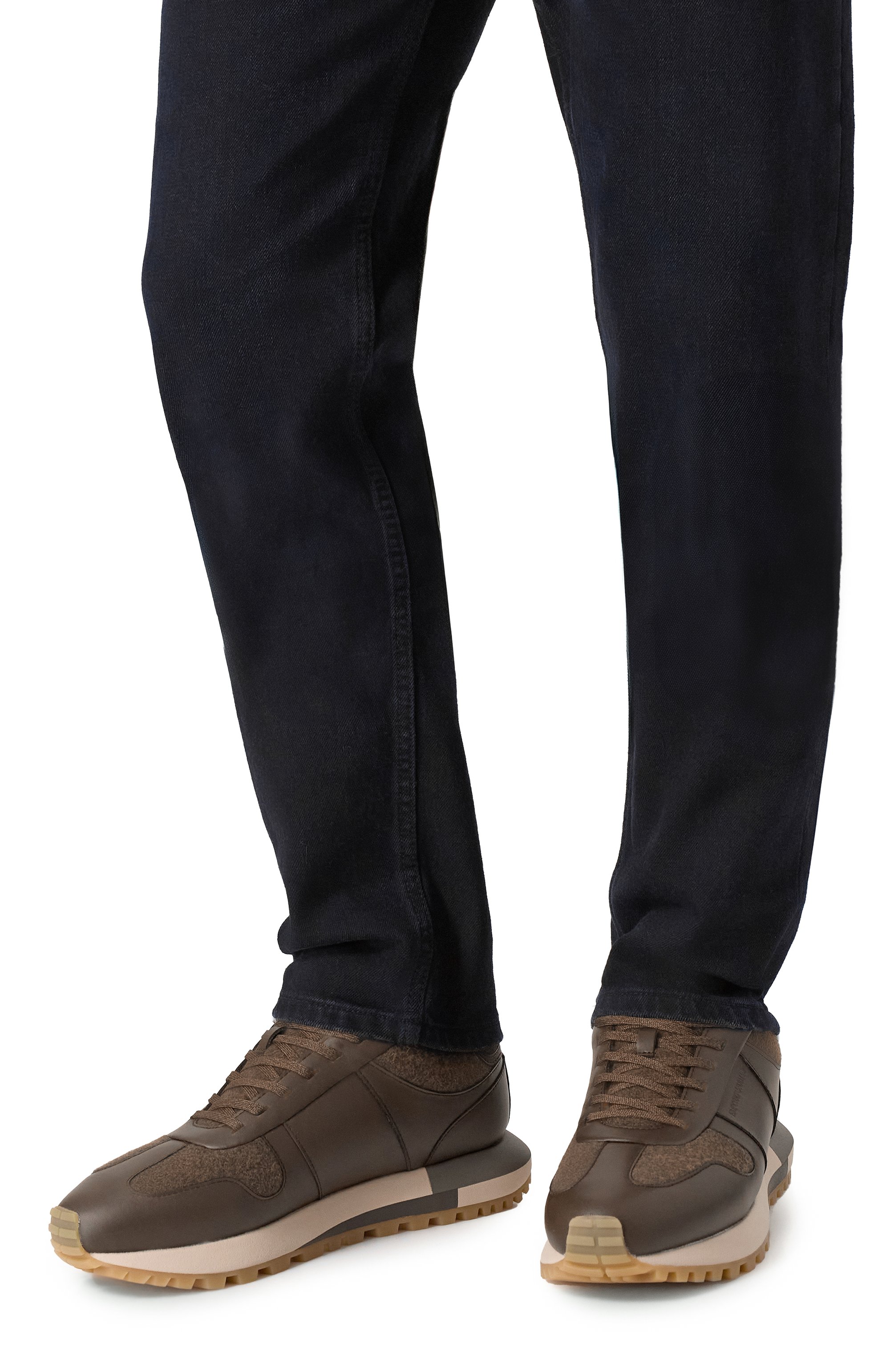 Кожаные кроссовки EMPORIO ARMANI, арт. EM002851/AF18013, фото 3