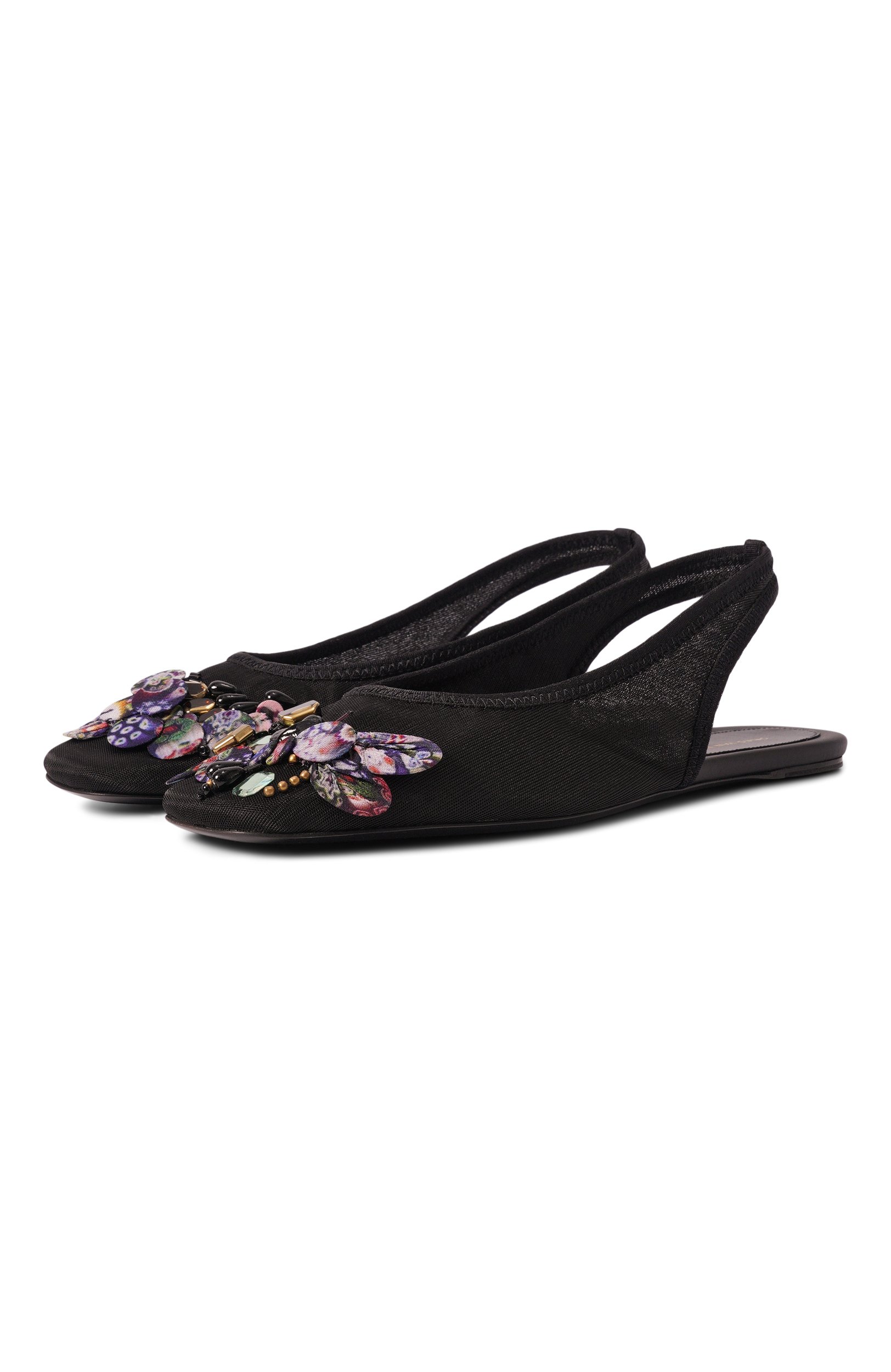 Текстильные балетки DRIES VAN NOTEN, арт. 262-131709/0800, фото 1