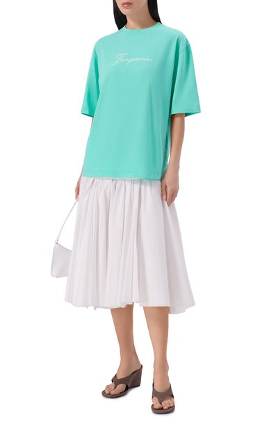 Хлопковая футболка JACQUEMUS, арт. 26ETSW00596/AJ00289, фото 2